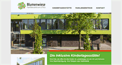 Desktop Screenshot of kita-blumenwiese.de