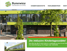 Tablet Screenshot of kita-blumenwiese.de